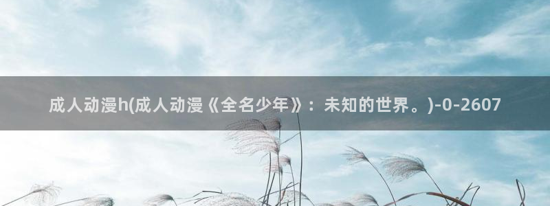成人动漫网站